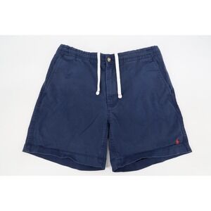 Polo Ralph Lauren Shorts Mens Small Navy Blue Classic Fit 6" Drawstring Chino